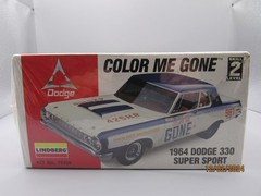 NISB~Vintage 1996~Lindberg~COLOR ME GONE~1964 Dodge 330 Super Sport~1:25~72156