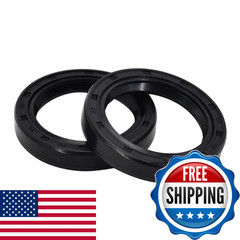 Molloparts 92049-7002 2Pcs Oil Seals 92049-7010 Compatible Kawasaki Fs730V