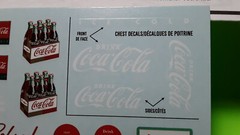 1960 Ranchero 1/25 Diorama 60’s Style Coke Machine Decal Sheet Coca Cola Cases