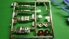 1966 Nova SS 1/25 350 Motor Engine Weiand tunnel ram Intake long tube headers
