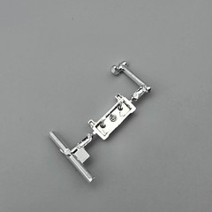 Revell 1/25 Cadillac Lowrider 85-4438 Parts Chrome Front Plate Bracket