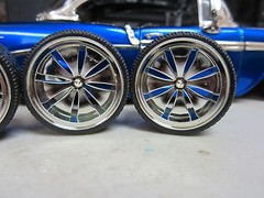 TIRE & WHEEL SETS FOR 1.24 1.25 CUSTOM CARS, TRUCKS JADA, MODEL KITS DIECAST #5
