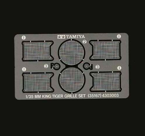 Tamiya MM 35167 1/35 King Tiger Photo-Etched Grille PE Set