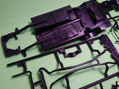 1967 Ford Mustang GT 350 1/25 AMT Caroll Shelby Frame Chassis Axle Rear End