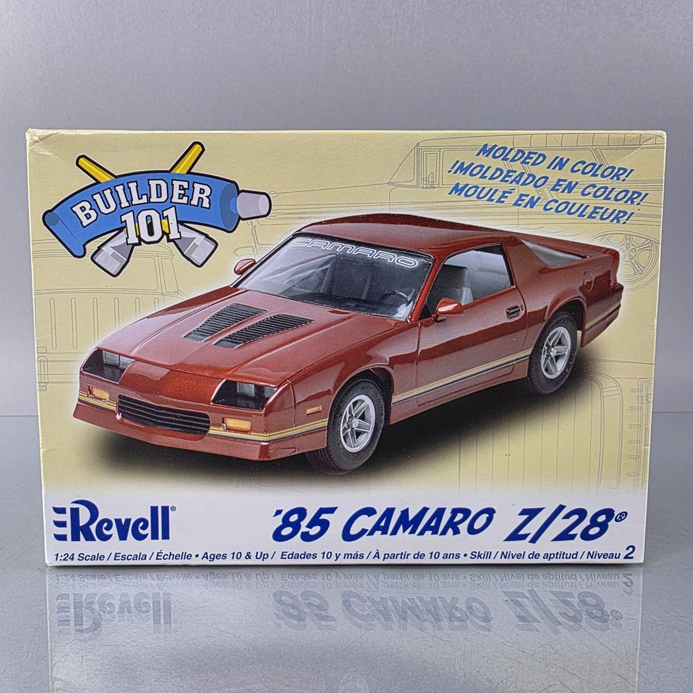 Revell ’85 Camaro Z/28 Builder 101 1:24 Model Kit 85-0803 Red OPEN BOX READ