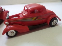 Vintage Ford coupe junk parts built model cars(please read)