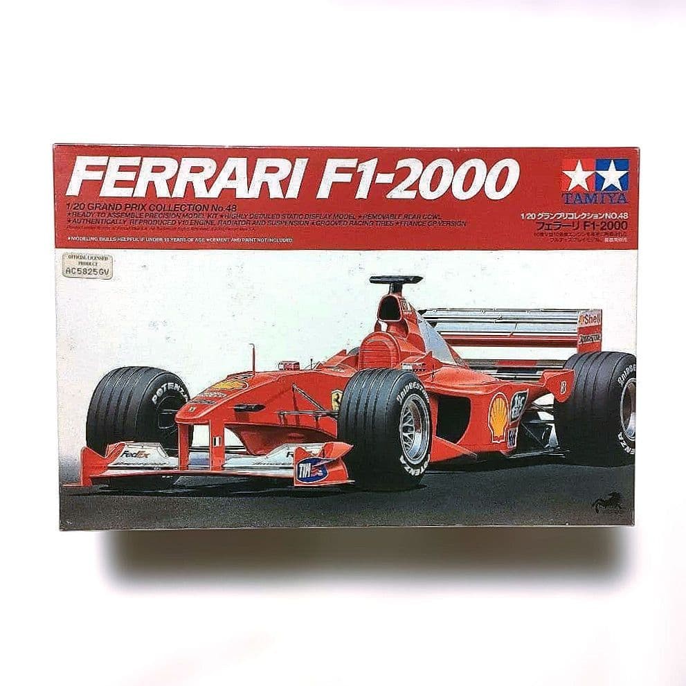 Tamiya 1/20 Ferrari F1-2000 Japan GP Parts Model Kit Collectible 13+ Used