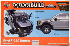 Airfix QUICK BUILD Ford F-150 Raptor Snap Together Plastic Model Car Kit J6053