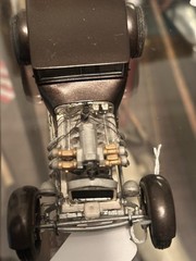 Custom-built 1:25 scale Revel Monogram model, chopped 1925 Ford Model T hot rod.