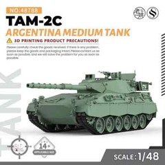 SSMODEL SS48788 1/48 Military Model Kit Argentina TAM-2C Medium Tank