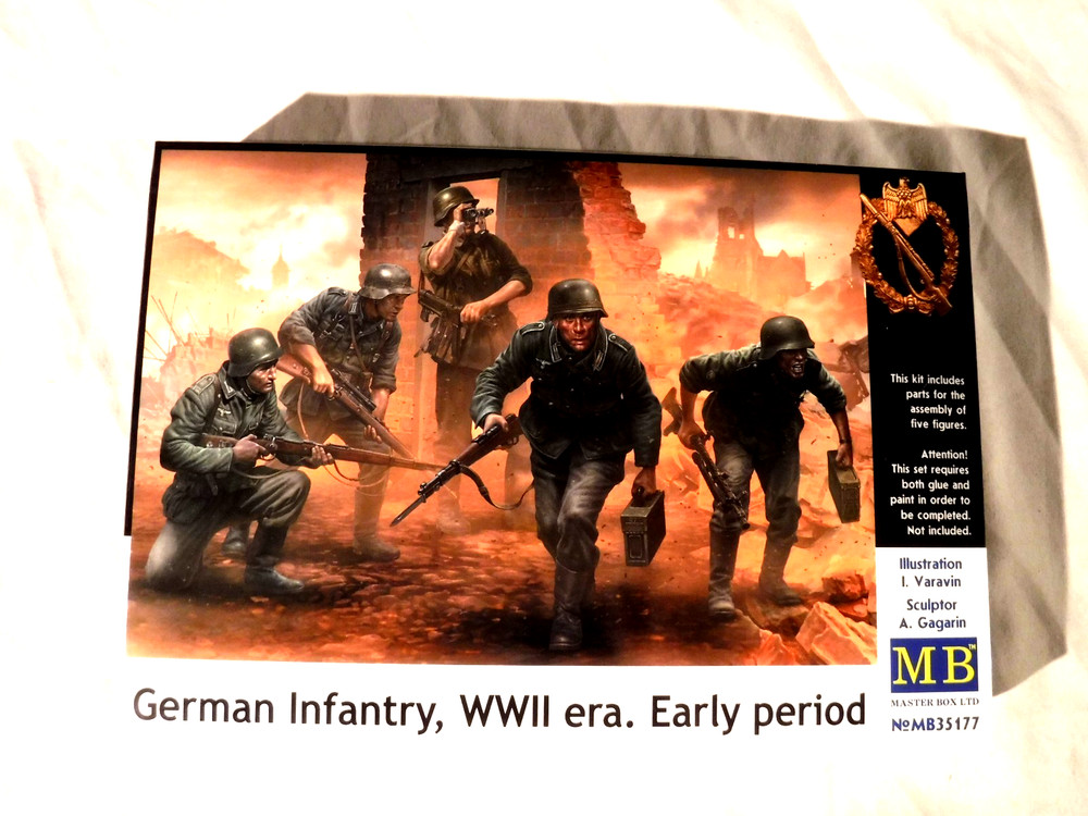 1/35 Master Box 5 German Infantry Western Europe ’44-’45 # 3584