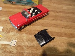SMP 1961 CHEVY IMPALA CONVERTIBLE MODEL CAR VINTAGE AMT MPC