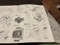 Porsche 928s Model Kit Parts Instructions Only