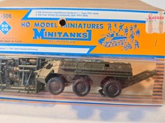 ROCO HO Minitanks Z-306 Armoured Amphibious Transport 1 Type TPZ 1 Austria New