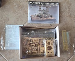 SUYATA 1/48 PANTHER A + 16t Strabokran w/Maintenance Diorama & Display Base