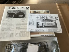 AOSHIMA #01398 EURO CLUB MGB URETANE BUMPER MODEL SEALED CONTENTS