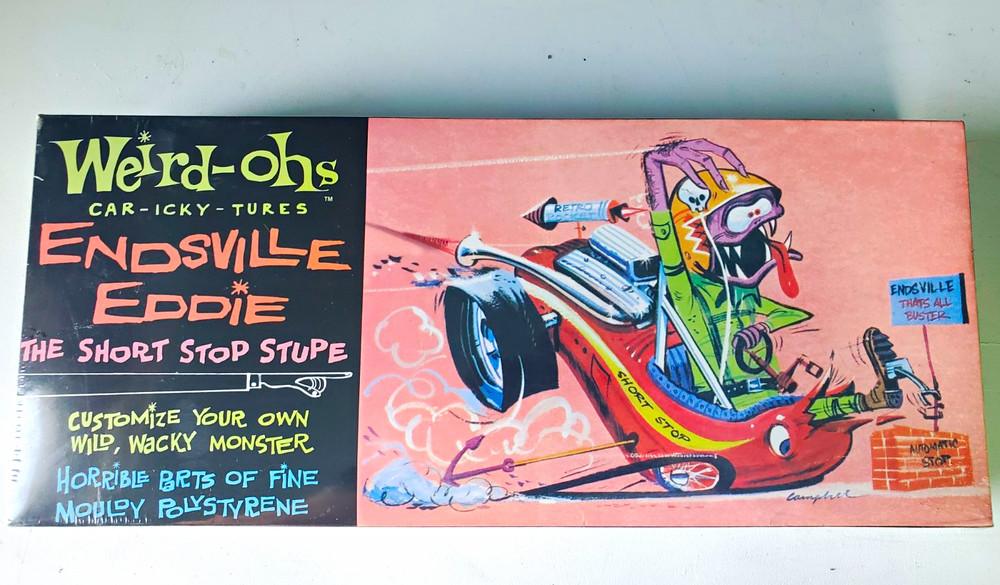 Hawk Weird-Ohs Car-Icky-Tures Endsville Eddie Unassembled Model Kit 16005 2006