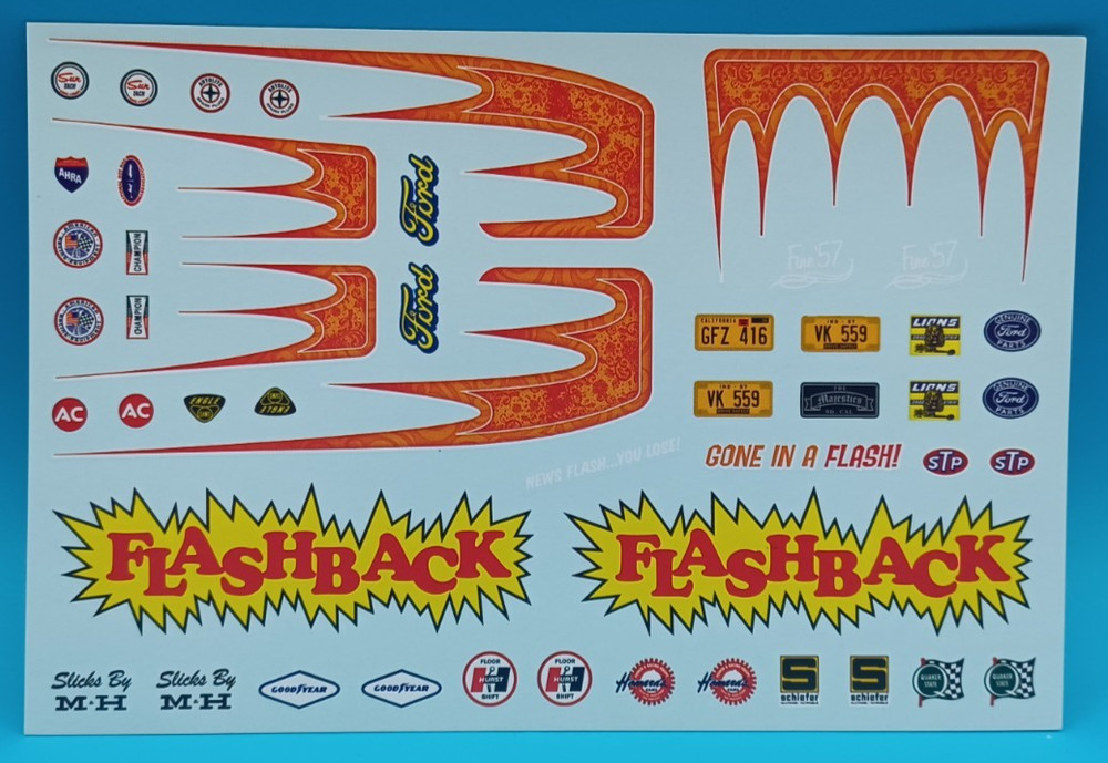 AMT | No. 1010 | 1:25 ’57 Ford Hardtop Decals