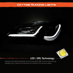 – for 2015-2017 Toyota Camry LED Light Tube DRL Projector Pair Headlights – Pair