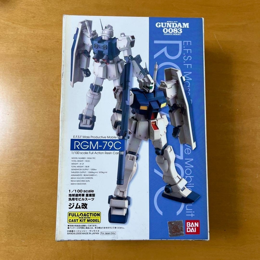[NEW] Bandai B-CLUB 1/100 RGM-79C GM Type C Resin Garage Kit Mobile Suit Gundam