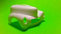 1940 Willys Pickup Truck Gasser 1/25 Tilt Nose Hood Red Glass Headlamps Grill