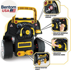 Toys Gifts for 3 4 5 6 7 8 Years Old Boys, Large Truck Engine, Mechanic Repair S