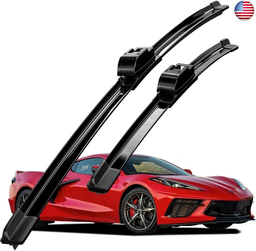 Compatible With Chevrolet Corvette 2005-2024 Front Windshield Wipers Water