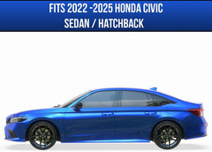 Amber Delete Headlight Tint Compatible with 2022-2025 Honda Civic
