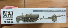 1/35 AFV Club Sd.Kfz.11 + leFH18 Value Pack SEALED WWII German Halftrack Cannon
