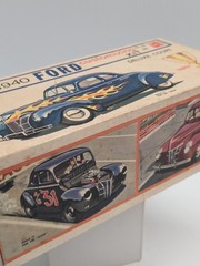 1940 FORD COUPE Vintage NOS AMT 3in1 Customizing 1/25 Plastic Model Kit SEALED