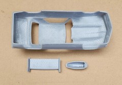 ABS-LIKE RESIN 3D PRINTED 1/18 1969 CHEVY CAMARO OUTLAW, SUPER GAS PRO BODY