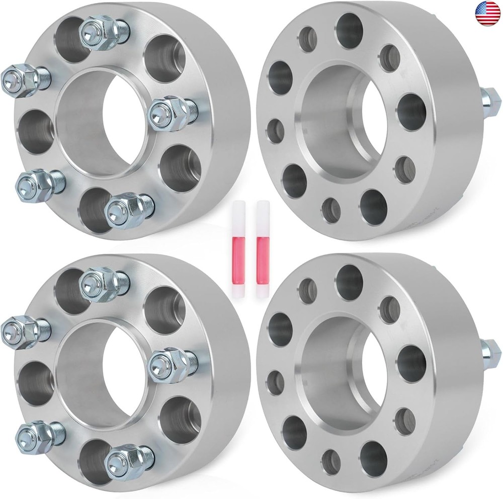 ECCPP 4PCS 5×115 Wheel Spacers Hub Centric 2 inch 5 Lug 14×1.5 71.5mm hub for
