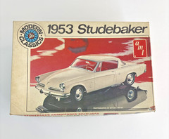 Vintage AMT 1953 Studebaker T396 Modern Classics Model Kit SEALED OPENED BOX