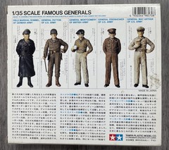 Tamiya MILITARY MINIATURES FAMOUS GENERALS Plastic Model Figures Kit 35118 1/35