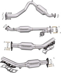 Front Rear Left Right Catalytic Converter Compatible with Toyota 4Runner 2003-20