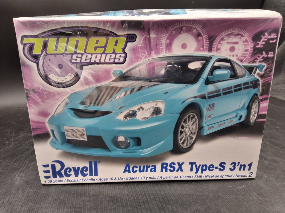 🚦🔥😎REVELL TUNER SERIES Honda ACURA RSX TYPE-S 3 ‘n 1 MODEL SM Dent Box😎🔥🚦