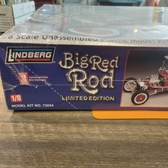 Lindberg Big Red Rod T Bucket 1/8 Scale Model Kit #73044 NEW/Sealed