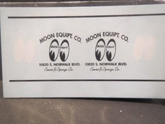 NEW!! Mooneyes Truck 1/25th Decal from Fremont Racing