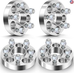 ECCPP 4PCS 5 Lug 1 inch Hubcentric Wheel Spacers 5x100mm to 5x100mm 57.1 bore