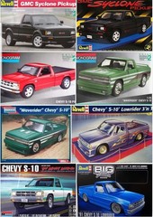 RADIATOR HOSES A/C LINES from 91 GMC Syclone Revell 1:25 Model 1991 Chevy S-10
