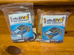 Lowe’s Build and Grow Muscle Car Wooden Craft Kit – Wooden Art Crafts For Kids
