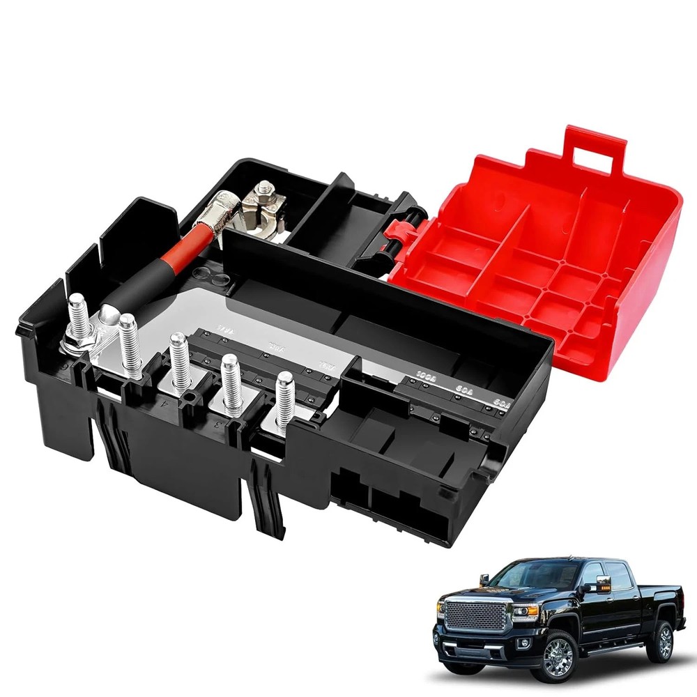Battery Distribution Fuse Block – Compatible with 2014-2016 Chevy Silverado, GMC