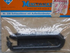 Roco Minitanks (NEW) 1/87 Z-239 WWII US Rubber Dingy Accessory Set Lot # 436Y