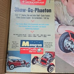 Vintage Monogram Big Tub Show-Go-Phaeton 1/8 Scale Ford T Hot Rod Model Kit