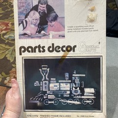 General Crafts Parts Decor 2906 Iron Horse Framed model Kit