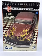 Revell, 49 Mercury, Custom Coupe, 1/25 Scale, 85-2860, Open Box, Extra Parts.