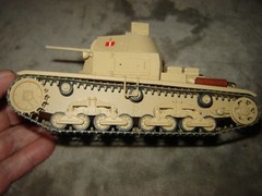 Built Tank 5-1/2 inches long Well Built & Painted Excellent Cond Nice Detail