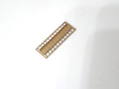 1:35 PE Detail Set Fender Shelves for scale model T 62 Zvezda