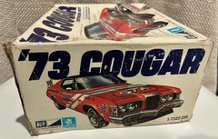 RARE Vintage MPC c. 1973 #7322 Mercury Cougar 1/25 Model Kit. Unbuilt. Offers.