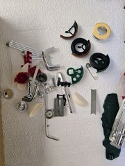 Vintage AMT 1961 Lincoln Continental K-421 Box & Huge 1/25 Model Parts Lot